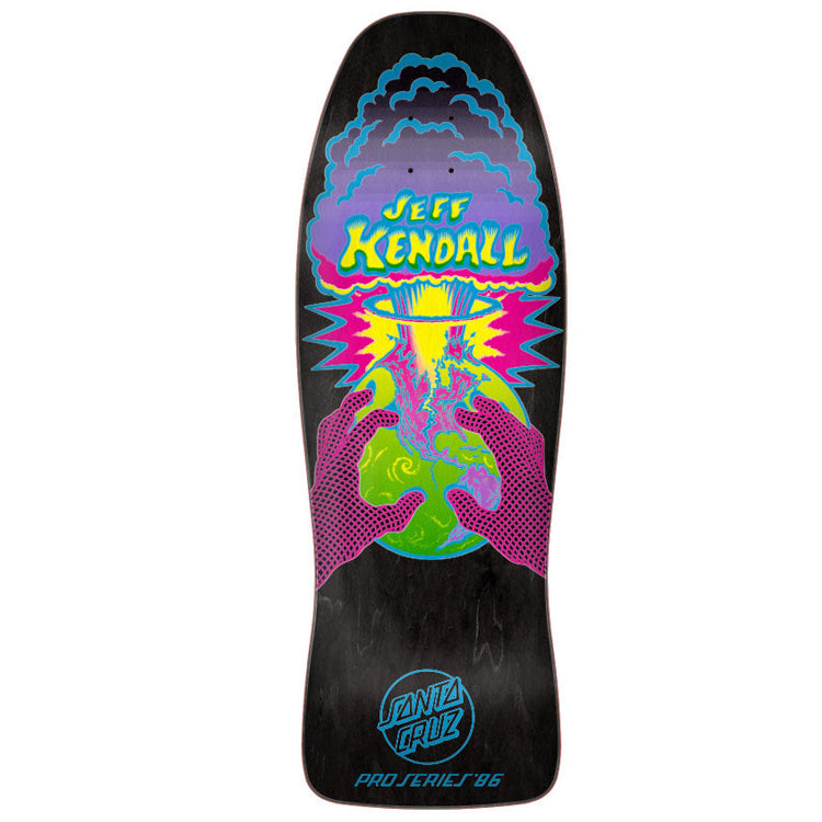Santa Cruz Skateboards Kendall End Of The World Reissue Skateboard Deck - 10.0'' x 29.7'' - Black