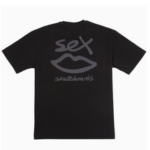Sex Skateboards 3M Reflective Back Print T-Shirt - Black
