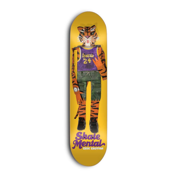 Skate Mental Eric Koston Tiger Doll Skateboard Deck - 8.375