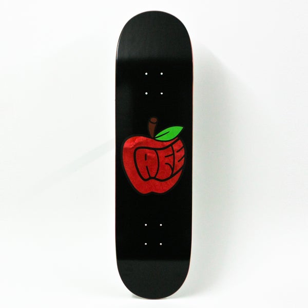 Skateboard Cafe - Pink Lady Black Skateboard Deck - 8.25