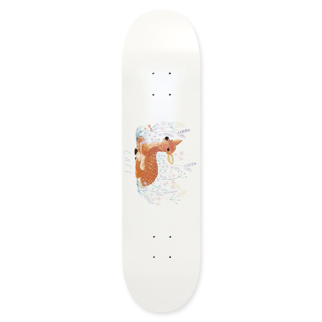 Skateboard Cafe Doe White Skateboard Deck - 8.00