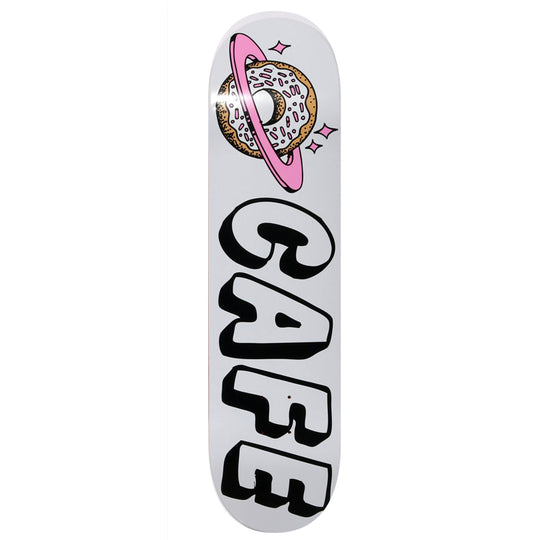 Skateboard Cafe Planet Donut Skateboard Deck White - 7.75
