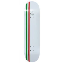 Skateboard Cafe Stripe Skateboard Deck White/Green/Red - 8.00