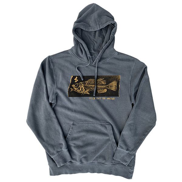 $lave Skateboards Fish out of Water Hoodie - Faded Charcoal