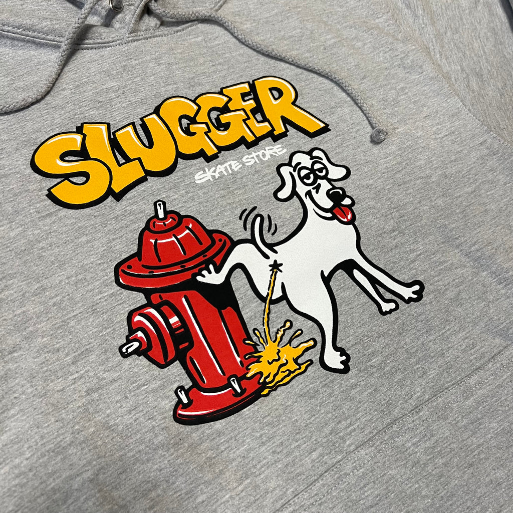 Slugger Jacob Dog Piss Hood - Heather Grey – Slugger Skate Store