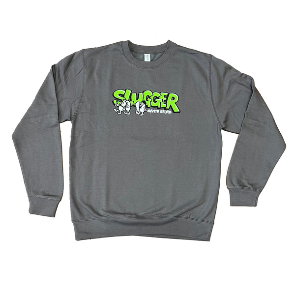 Slugger Jacob Logo Crew - Steel Grey