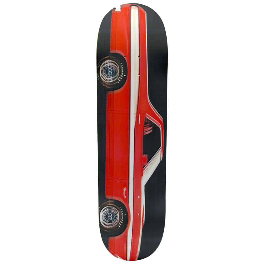 917 Red Stripe Skateboard Deck - 8.38