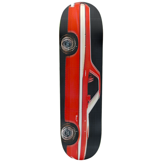 917 Truck Red Stripe Skateboard Deck - 8.38