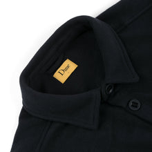 Dime MTL Polar Fleece Button Up Shirt - Black