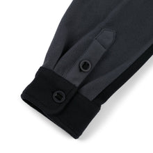 Dime MTL Polar Fleece Button Up Shirt - Black