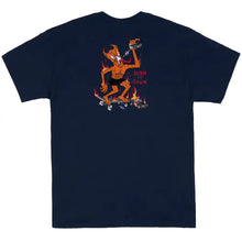 Thrasher Magazine Burn It Down T-shirt - Navy