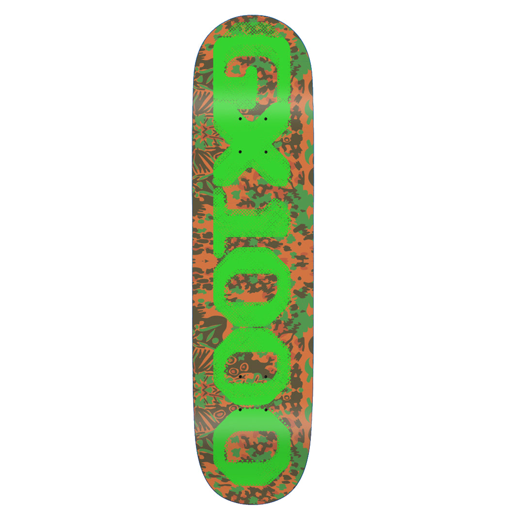 GX1000 OG Tropical Camo Skateboard Deck (One) - 8.25