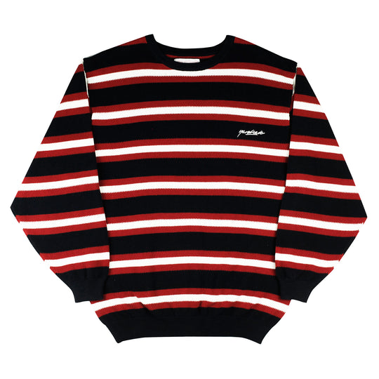 Yardsale Vermont Knit Longsleeve (Black/Scarlet)