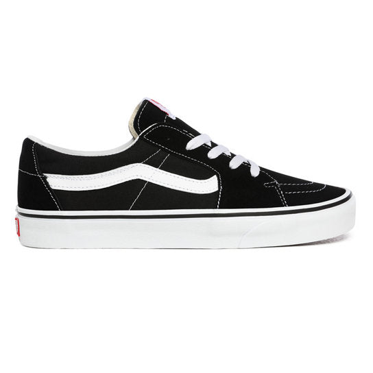 Vans Sk8-Low Skate Shoes - Black/True White