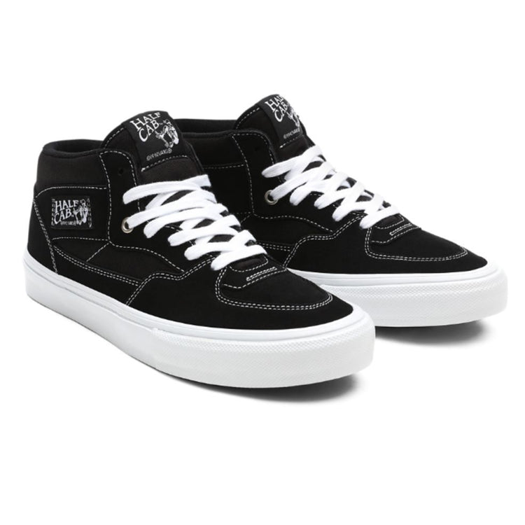 Vans Half Cab Pro Skate Shoes - Black/White