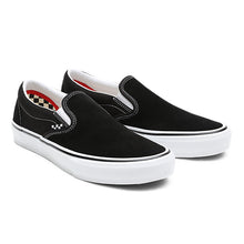 Vans Skate Slip-On Pro Skateboarding Shoes - Black/White