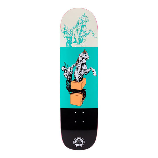 Welcome Skateboards Hierophant on Big Bunyip Teal/Black Skateboard Deck - 8.5