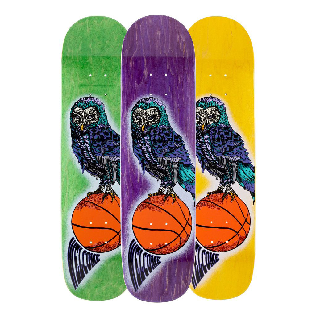 Welcome Skateboards Hooter Shooter On Bunyip Skateboard Deck - 8.00 (Various Stains)