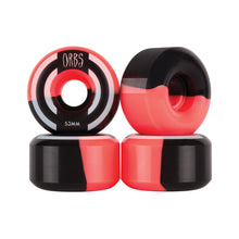 Welcome Skateboards Orbs Apparitions Splits - Coral/Black Skateboard Wheels - 53mm