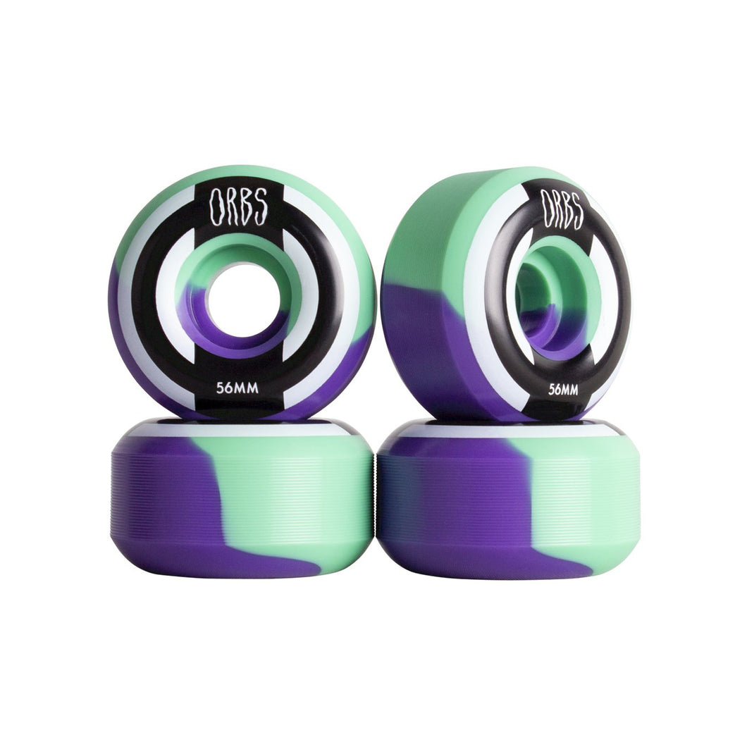 Welcome Skateboards Orbs Apparitions Splits - Mint/Lavender Skateboard Wheels - 56mm