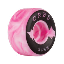 Welcome Skateboards Orbs Specters Swirls Pink/White Skateboard Wheels 53mm