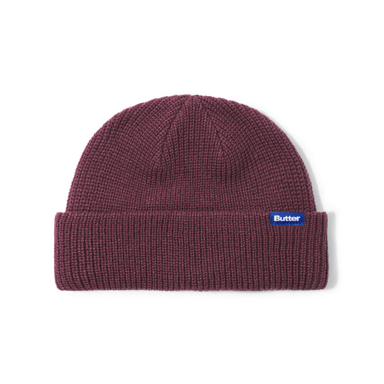 Butter Goods Wharfie Beanie - Berry