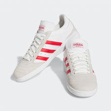 Adidas Skateboarding Busenitz Skateboarding Shoe - White/Better Scarlet/Gold Metallic