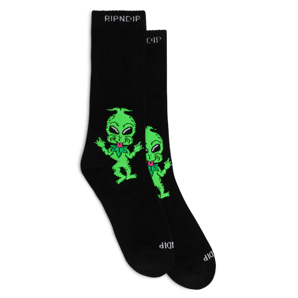 Rip n Dip Bah Humbug Socks - Black