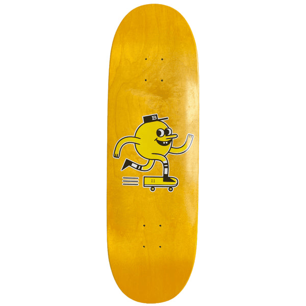 Blast Skates Classic Mascot Logo Skateboard Deck Yellow Stain - 9.5