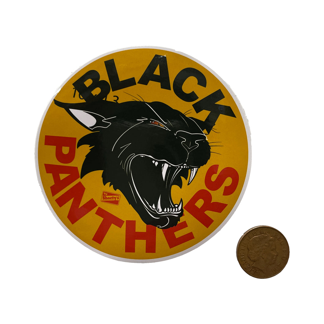 Shortys Skateboards - Black Panthers Large Sticker