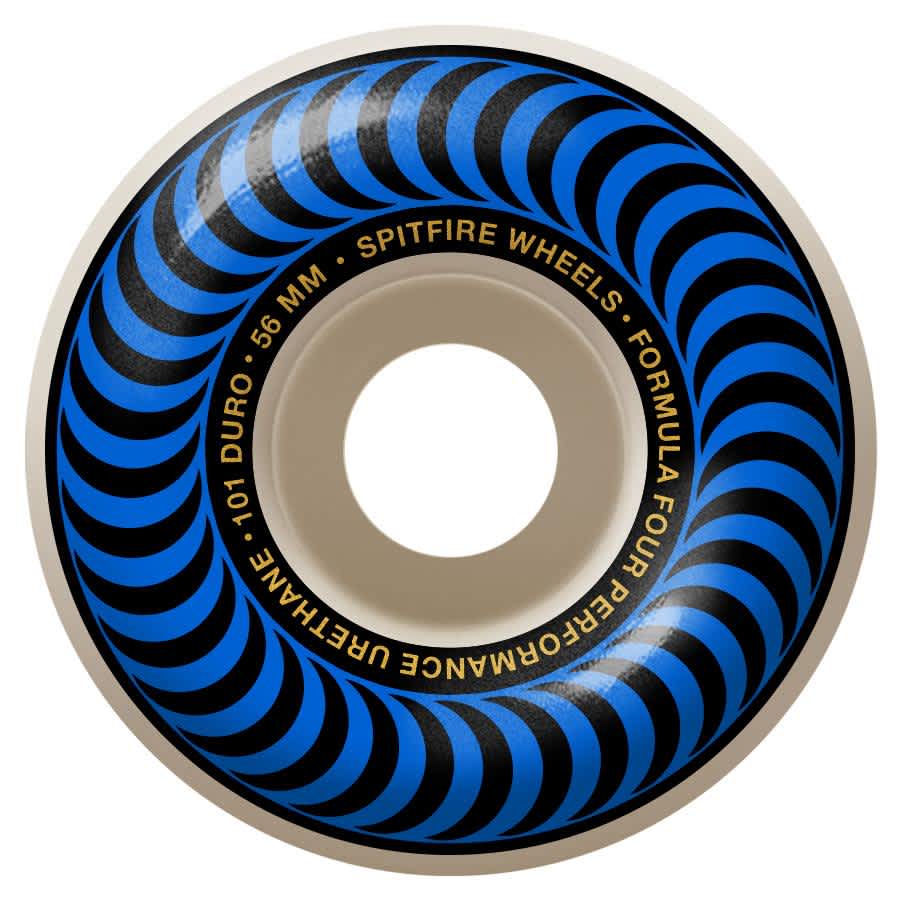 Spitfire Formula Four Classics 99D Skateboard Wheels Blue Swirl - 56mm