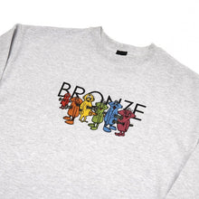 Bronze 56K Bolt Boys Embroidered Crew Neck Sweatshirt - Ash Grey