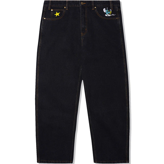 Butter Goods x The Smurfs Harmony Denim Pants Washed Black - Washed Black