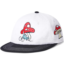 Butter Goods x The Smurfs - Mushroom 6 Panel Cap White/Black