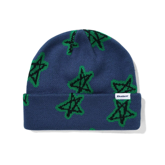 Butter Goods Star Beanie - Navy