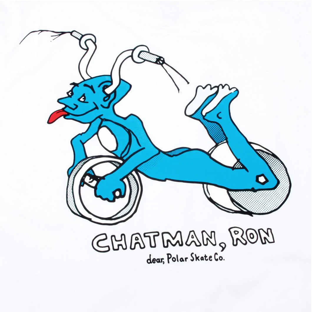 Polar Skate Co x Dear - Ron Chatman Sticker - Blue