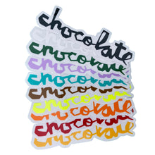 Chocolate - Chunk Sticker (Random Colour)