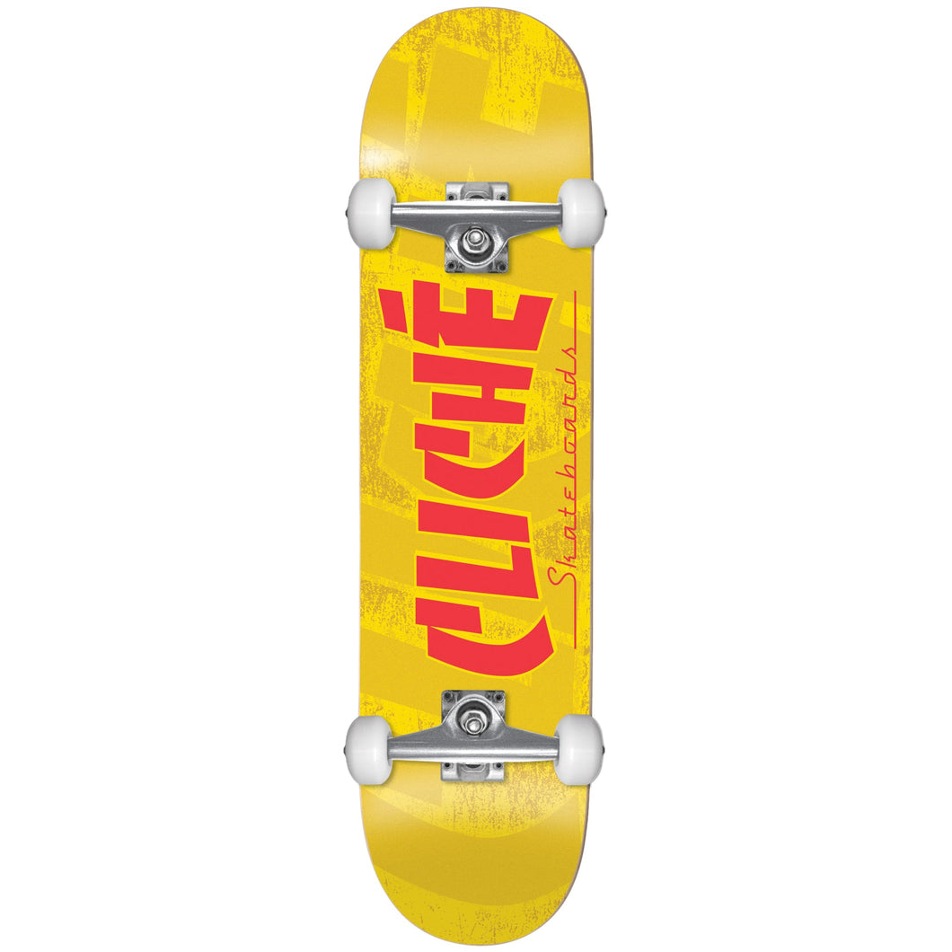 Cliche Banco Yellow Complete Skateboard - 7.5