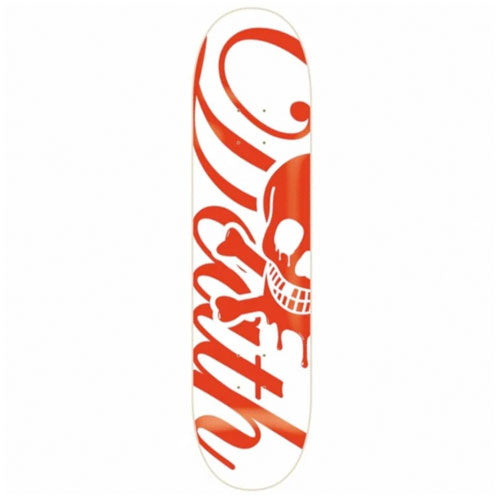 Death Skateboards Script Life Skateboard Deck Red - 8.00