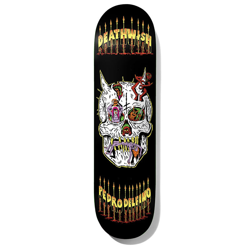 Deathwish Skateboards Pedro Delfino Exorcism Failed Skateboard Deck - 8.125