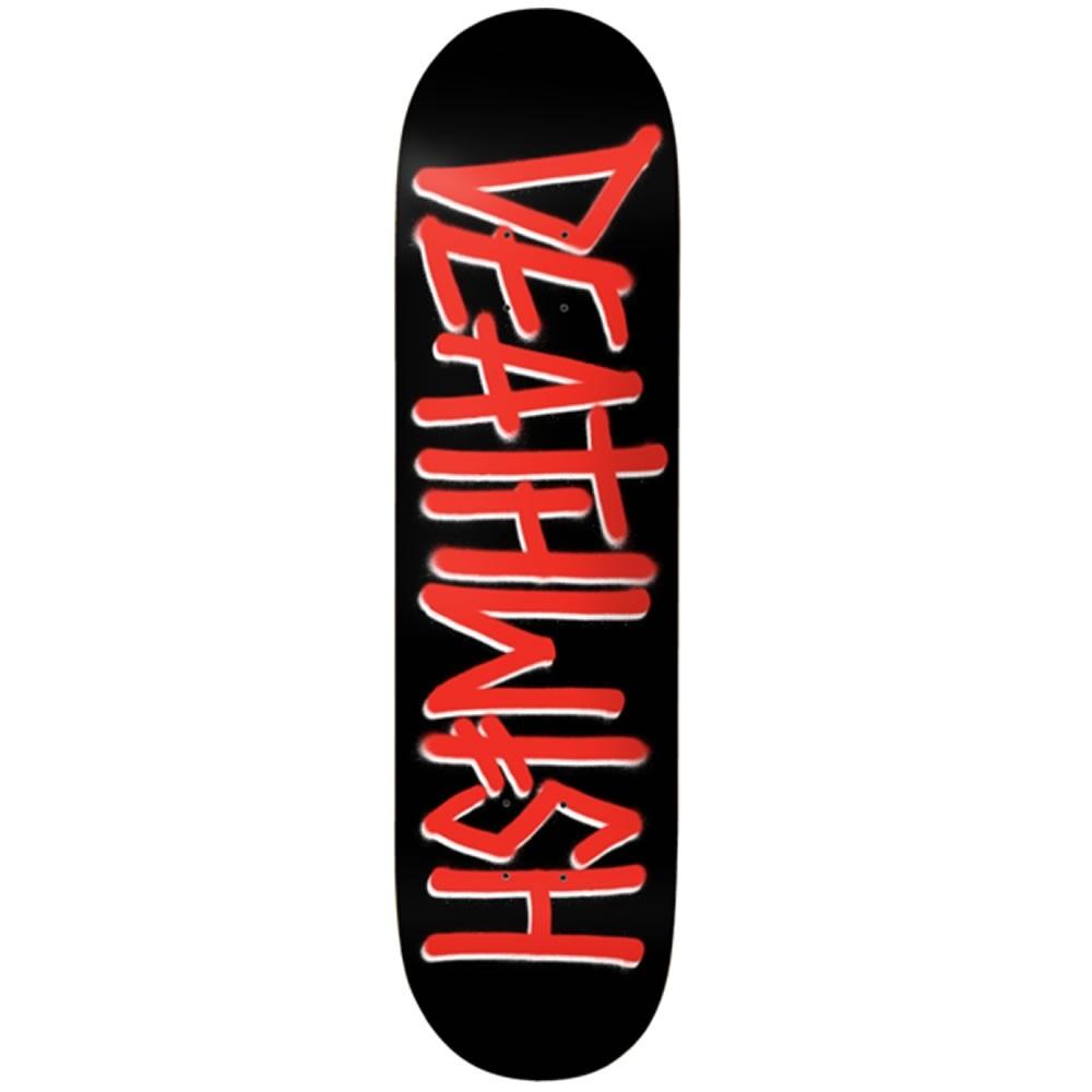 Deathwish Deathspray Black/Red Skateboard Deck  - 8.00
