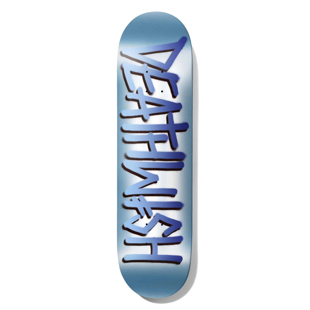 Deathwith Skateboards Deathspray Skateboard Deck Blue Foil - 8.0