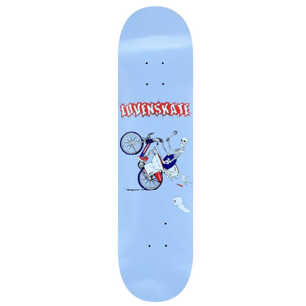 Lovenskate On Ya Bike Boris Skateboard Shaped Deck - 8.8