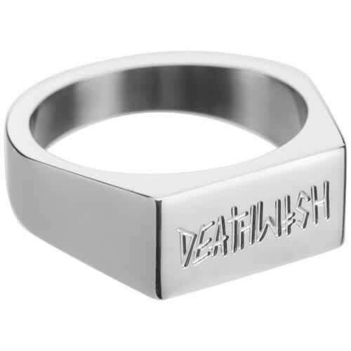 Deathwish Square Up Ring - Silver
