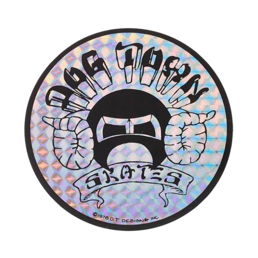 Dogtown Skateboards - Ram Logo Medium Sticker Prismatic