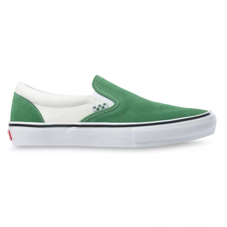 Vans Skate Classics Slip On Skateboarding Shoes Juniper White