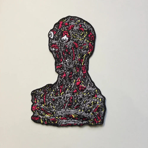 Dungeon Putrified Head Embroidered Patch