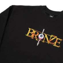 Bronze 56K Always Hard Embroidered Sweatshirt - Black