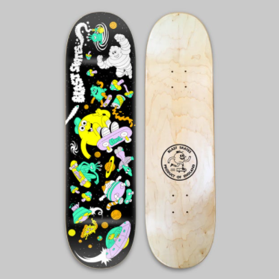 Blast Skates Space Junk Skateboard Deck - 8.25