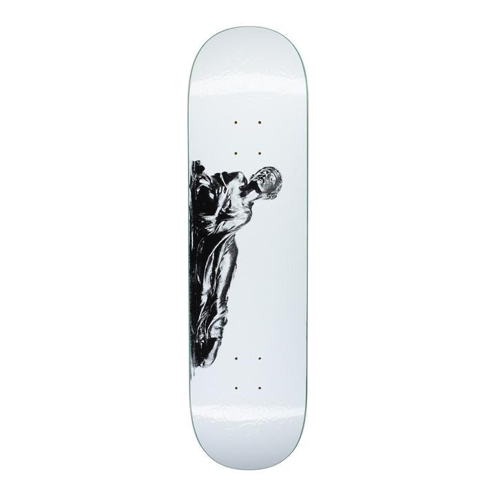 Fucking Awesome Gino Iannucci Statue White Skateboard Deck - 8.25
